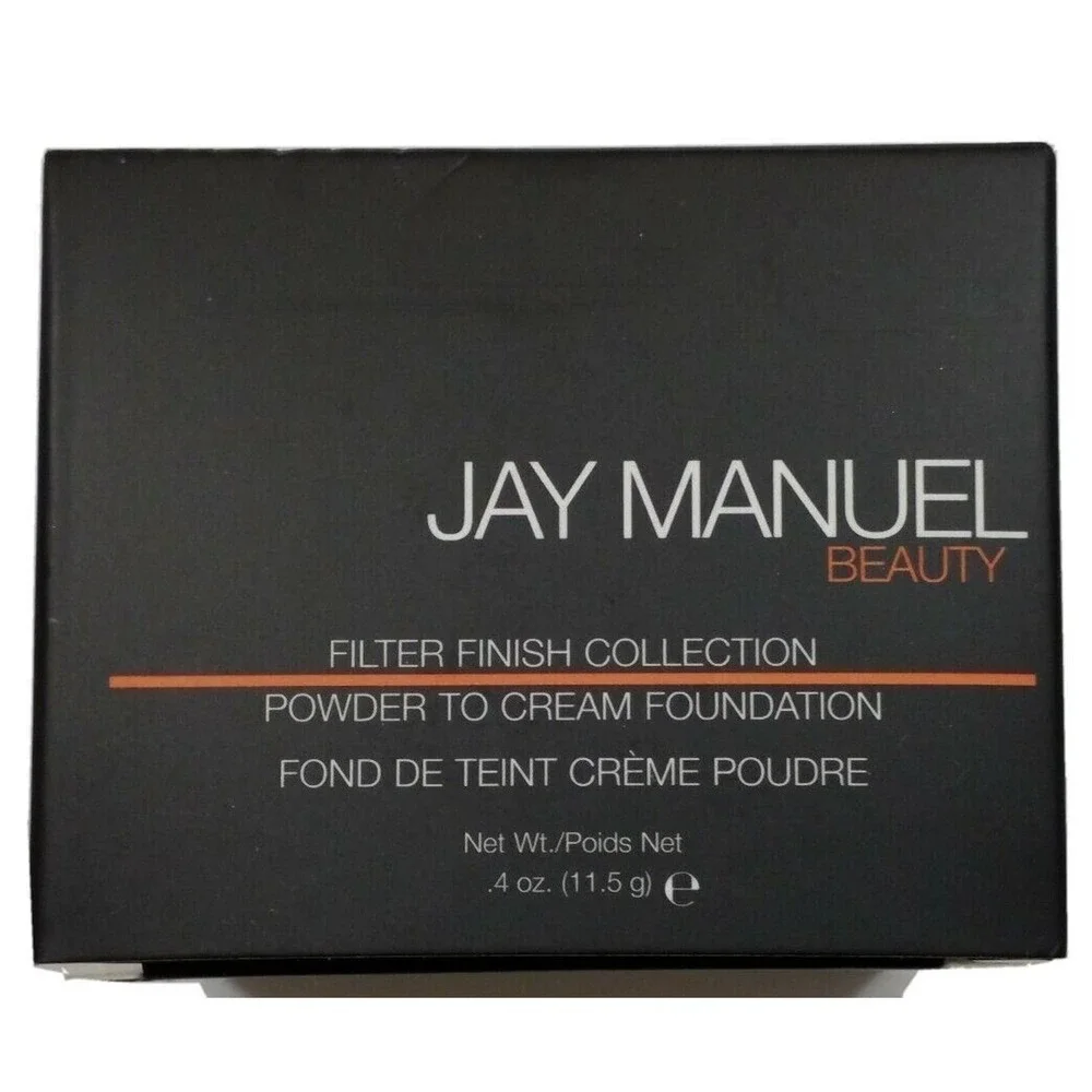 NIB JAY MANUEL Filter Finish Collection Powder Cream Foundation MEDIUM 1~Lot 2~